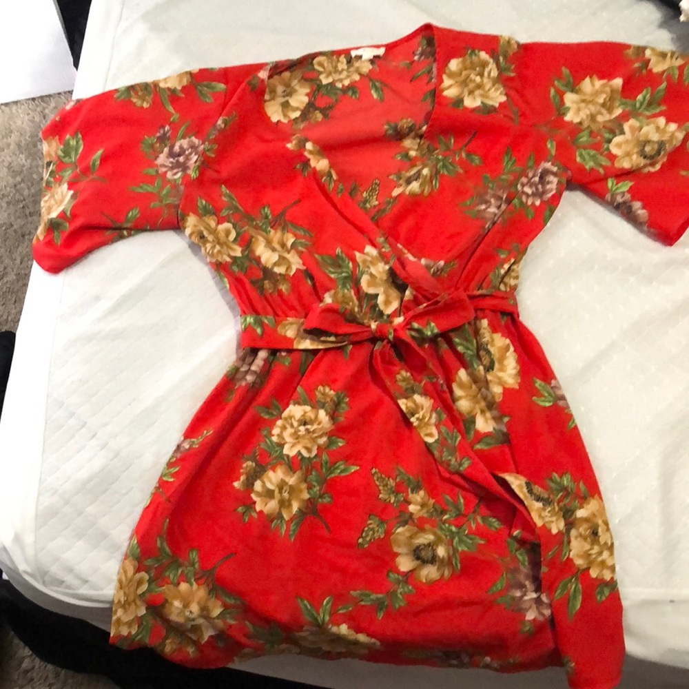 Mini floral dress